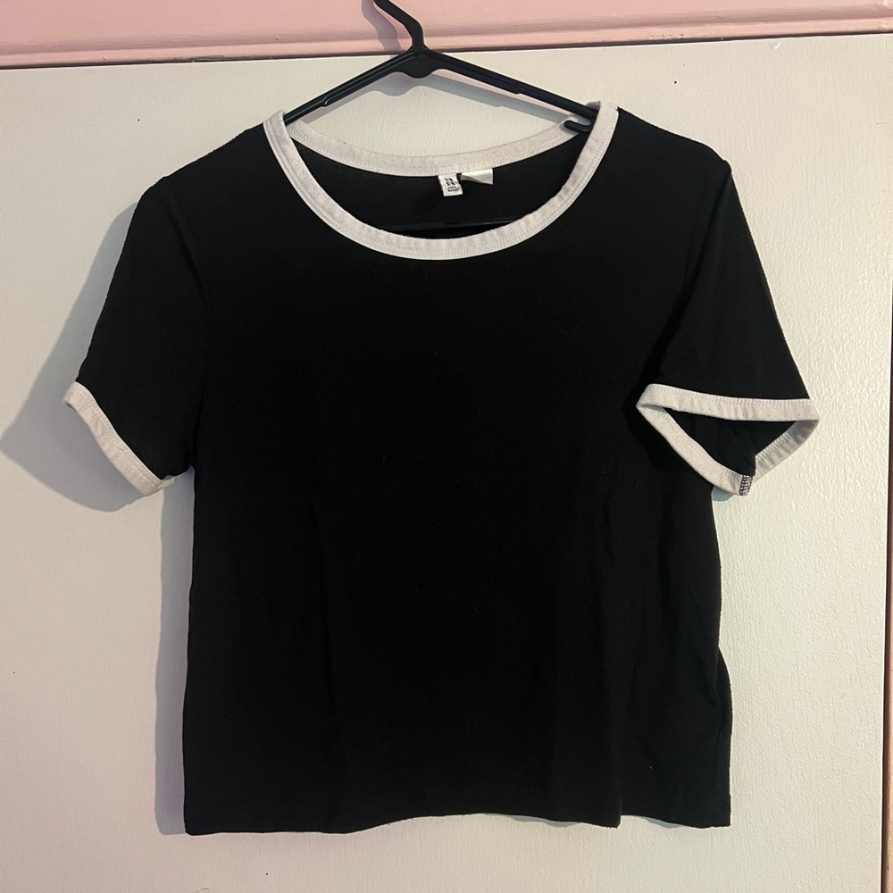 Black and White Women's Top